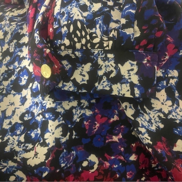 Nine West Women’s Jazz Berry Long Sleeve Blouse Colorful Size Large NWT - Picture 7 of 10